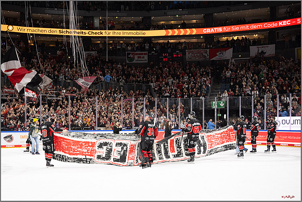 PENNY DEL 1; Kölner Haie - Düsseldorfer EG ; Köln, 16.02.2025